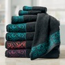 6-Piece Color Connection Damask Towel Set, , large