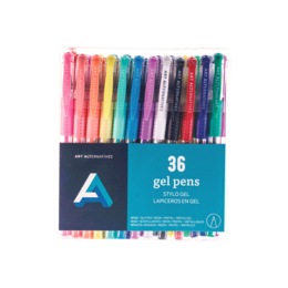 Art Alternatives 36-Piece Gel Pen Set, , large