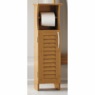 Bamboo-Finish Toilet Paper Holder, , large