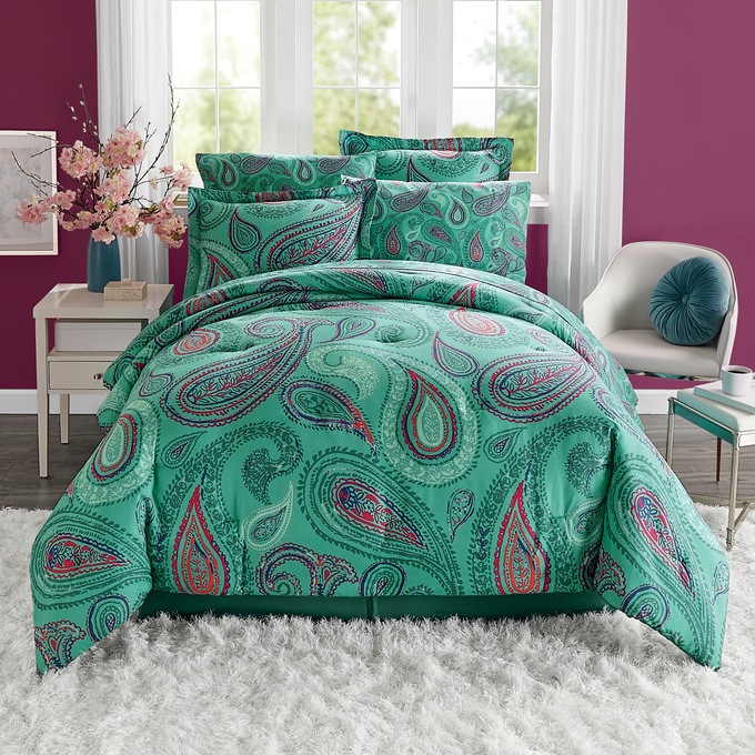 Moroccan Paisley Complete Bed Set, , large