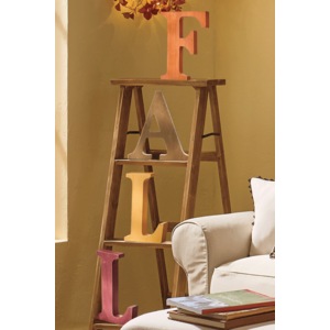 Decorative Fall Letters Art, Multi, large