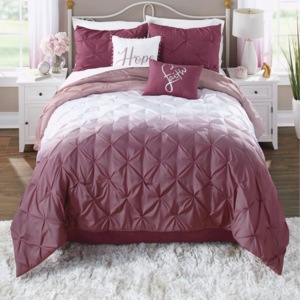 Faith Ombr&eacute; Pintuck Comforter Set with Shams, , large