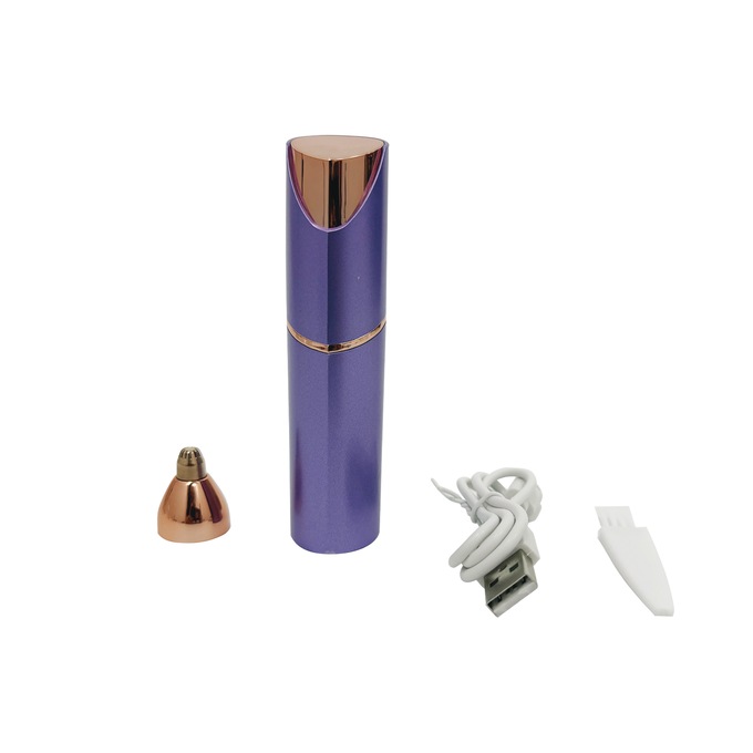 Women&rsquo;s 2-in-1 Facial Hair Remover, Purple, large