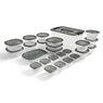 50-Piece Food Storage Set, , large