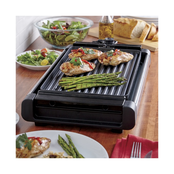 Ginny's Reversible Electric Grill/Griddle, , large
