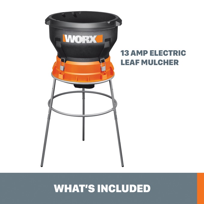 Worx 13-Amp Leaf Mulcher, , large