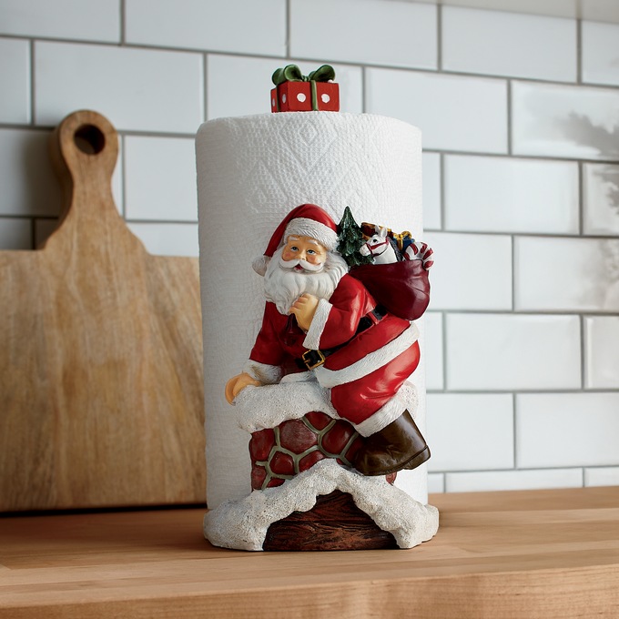 Holiday Paper Towel Holder, , large