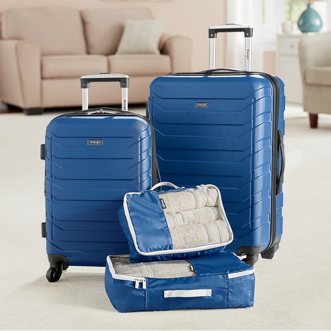 Wrangler 4 Piece Luggage Packing Cubes Set Ginny s
