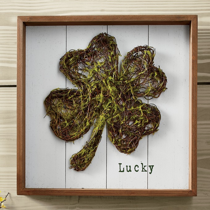 Lucky Shamrock Sign, , large