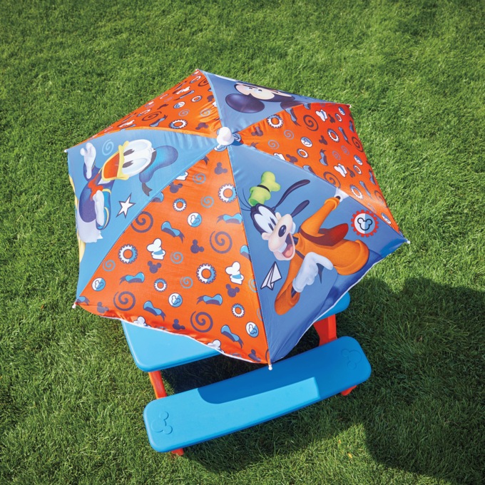 Delta Children Kids&rsquo; Picnic Table with Umbrella, , large