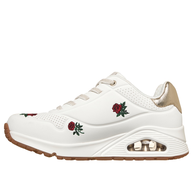 Skechers Uno Champagne and Roses Shoe with Air-Cooled Memory Foam, , large