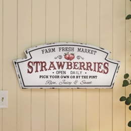 Farm Fresh Strawberries Wall Art, , large