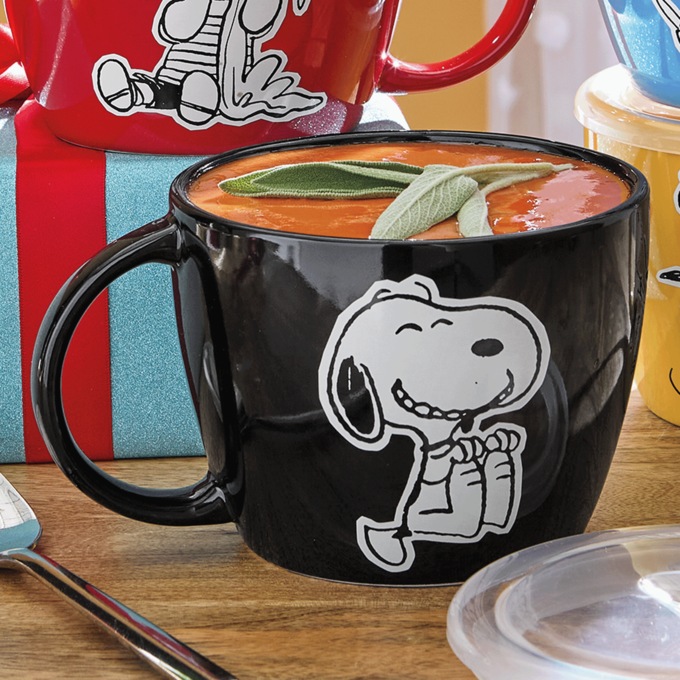 Peanuts Snoopy Pals Soup Mug with Lid, , large
