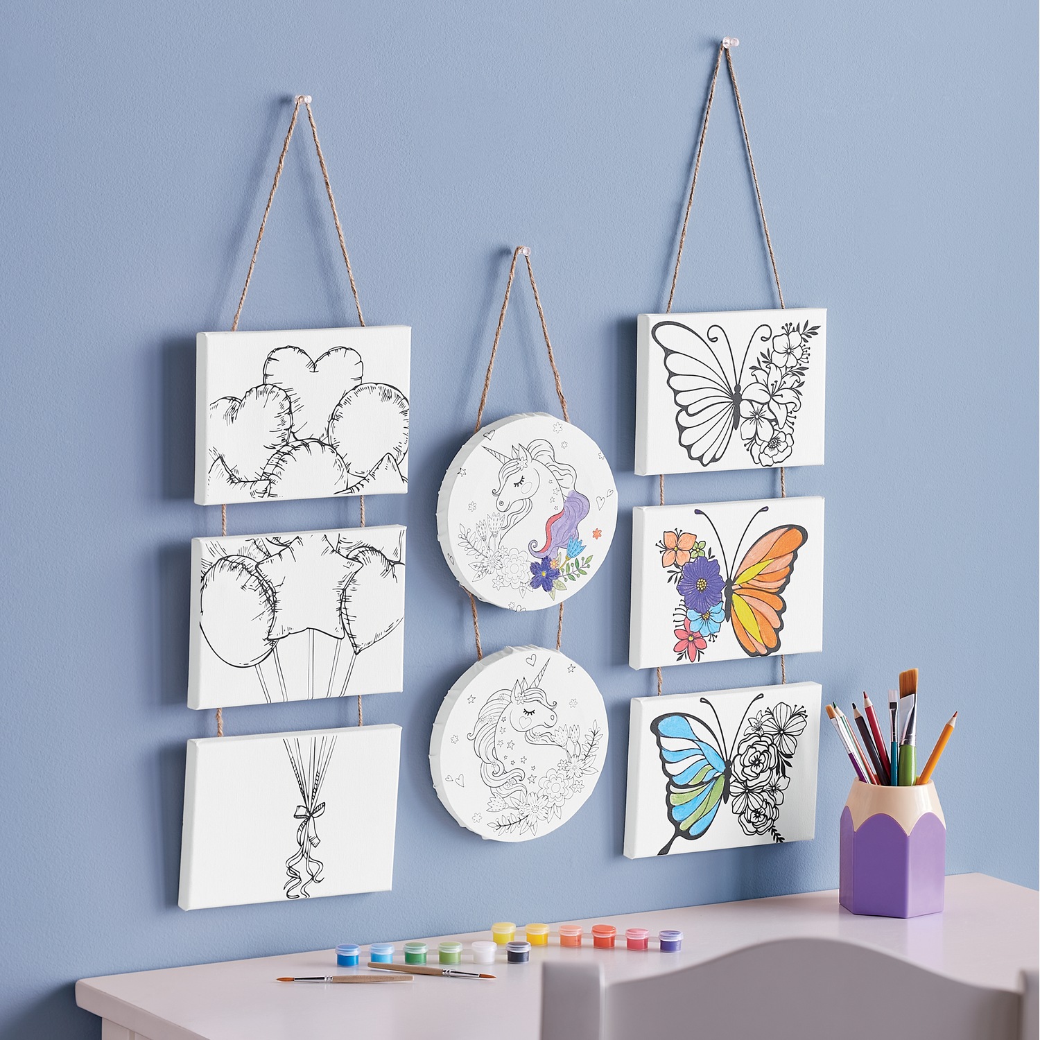 Art 101 DIY Hanging Canvas Wall Art Set Ginny's