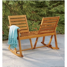 Rocking Conversation Bench, , large