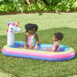 Animal Sprinkler Inflatable Pool, , large