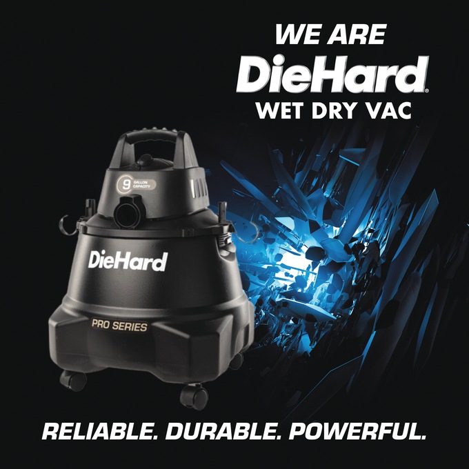 DieHard 9-Gallon Pro Series Wet/Dry Vac, , large