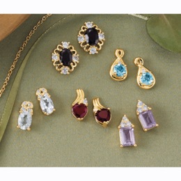 Gemz Pendant and Earring Sets, , large