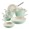 KitchenAid Hard-Anodized Ceramic 9-Piece Cookware Set, Pistachio, large