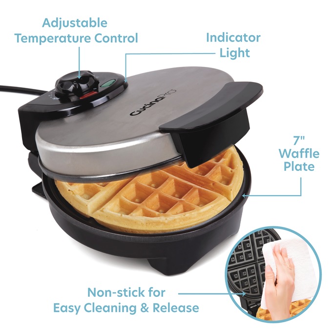 CucinaPro Classic Belgian Waffle Maker, , large