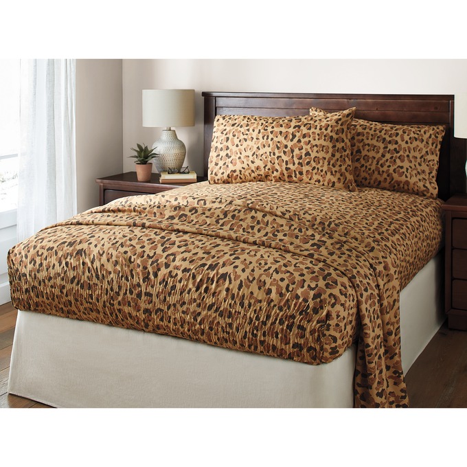 Bed Tite Animal Print Sheet Set, , large