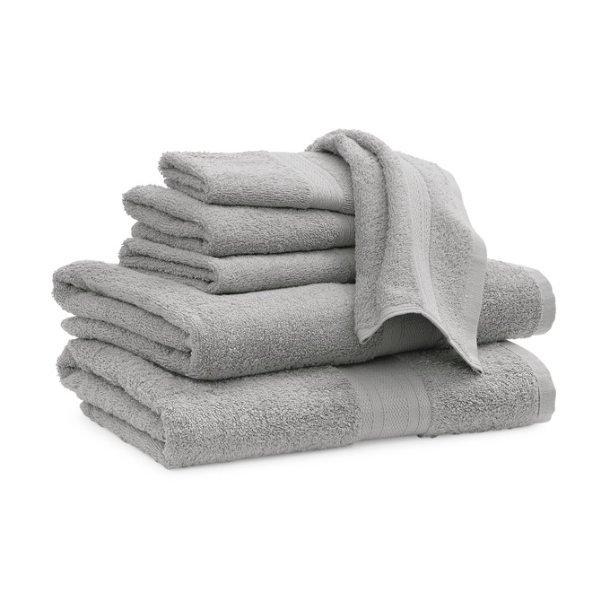 Color Connection® 6-Piece Cotton Towel Set, , large
