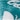 Color Connection 8-Piece Butterfly Towel Set, Teal, swatch