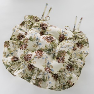 Harper Ruffled Chair Cushion, , large