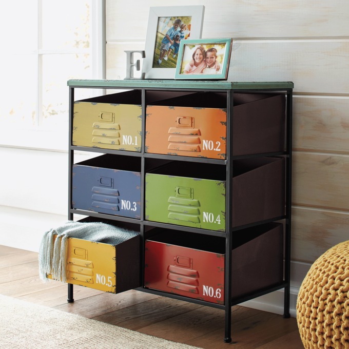 Colorful Metal Storage Unit, , large
