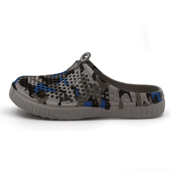 Women's Lightweight Perforated Comfort Clog, Multi Camo, large