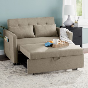 Cali Convertible Sleeper Loveseat, , large