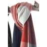 Classic Checkered Scarf, Red, large