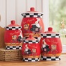4-Piece Bicycle Chef Canister Set, , large