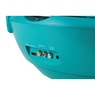 Aiwa Portable 7" Screen DVD Boom Box with Bluetooth, Teal, large