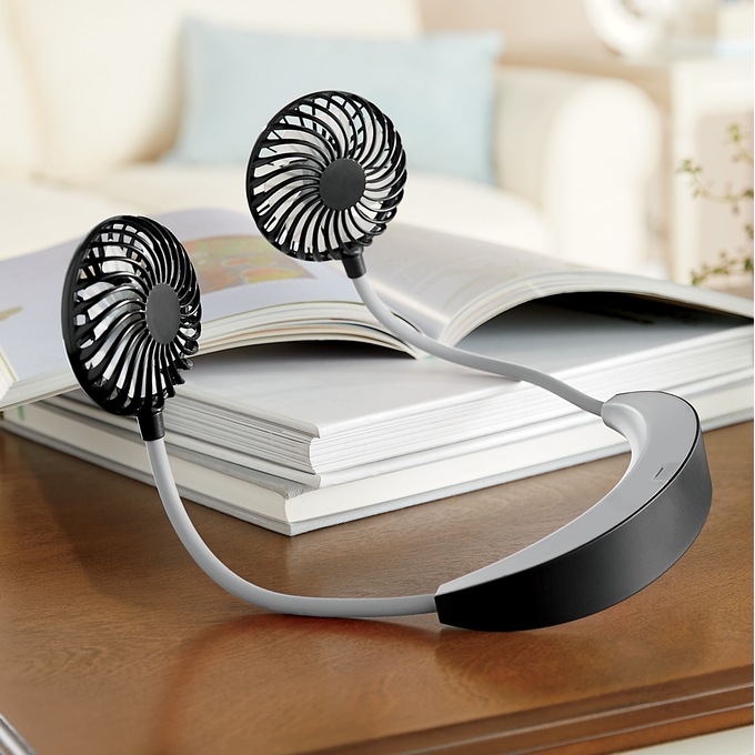 Hands-Free Portable Neck Fan, , large