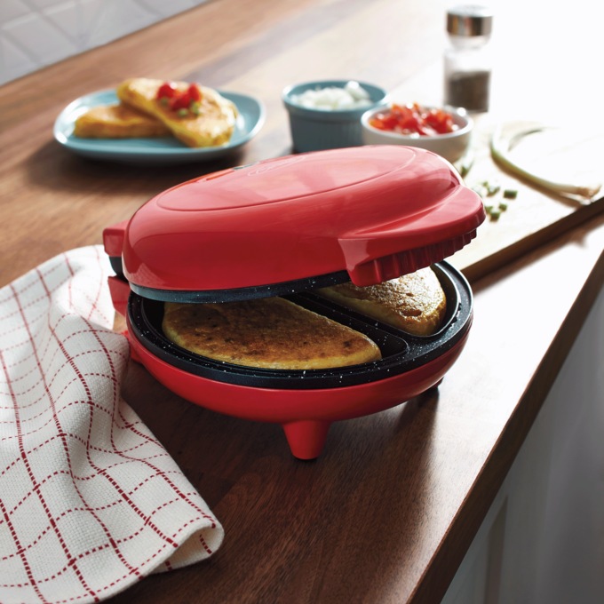 Ginny's Ceramic Omelet Maker, Delicious Red, large