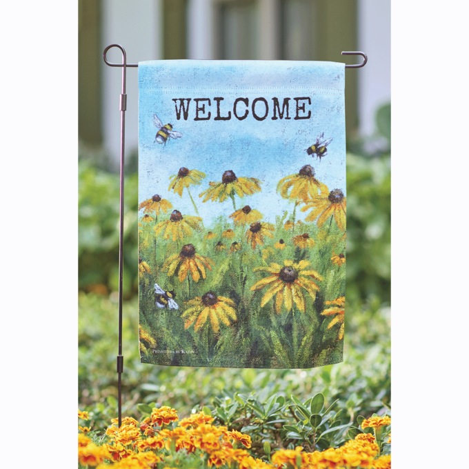 Flower Garden Flag, , large