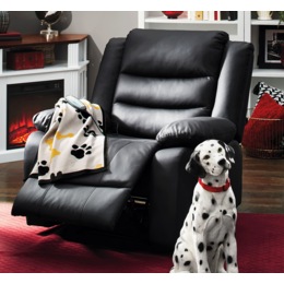 Overstuffed Recliner with Massage, , large