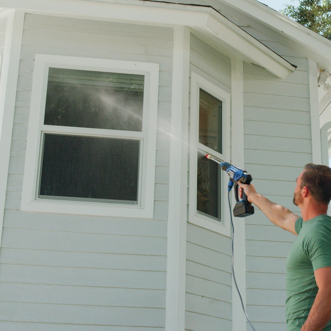 Turbo Jet Hydro X5 Cordless Pressure Washer, Blue, large