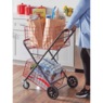 2-Tier Collapsible Shopping Cart, , large