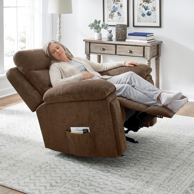 Rocking Recliner with Massage & Heat, , large