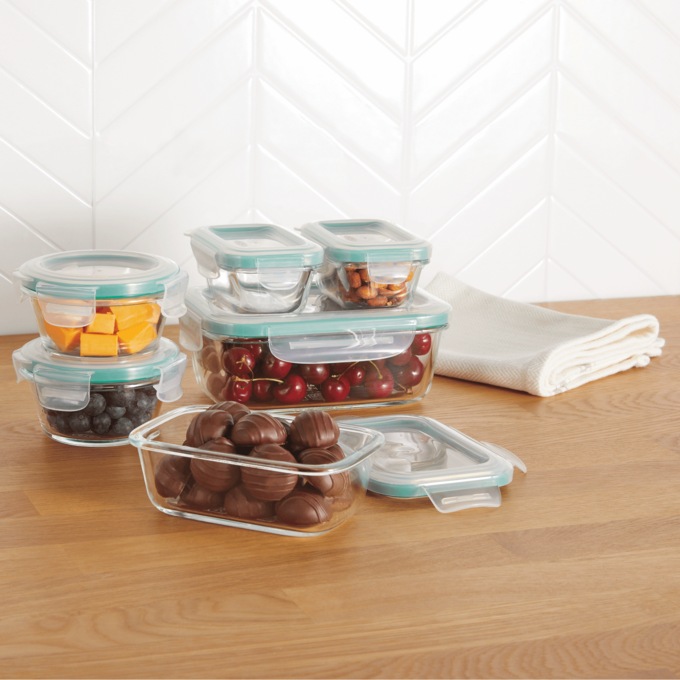 OXO Good Grips Smart Seal 12-Piece Glass Container Set, , large