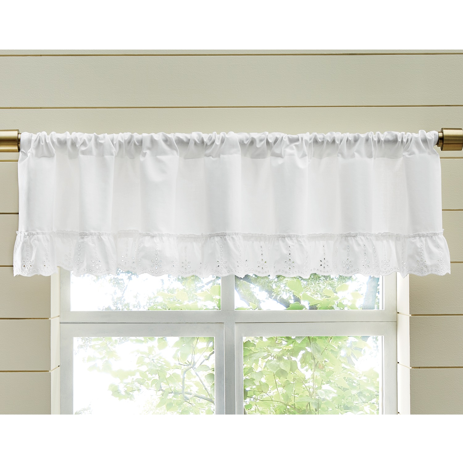 Eyelet Cotton Valance Ginny's