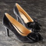 Midnight Velvet Luxe Velvet Bow Pump for Women, , large