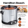 Hamilton Beach Sear and Cook 10-Qt. Stockpot Slow Cooker, , large