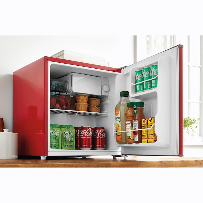RCA 1.6 cu. ft. Compact Fridge, Red, large