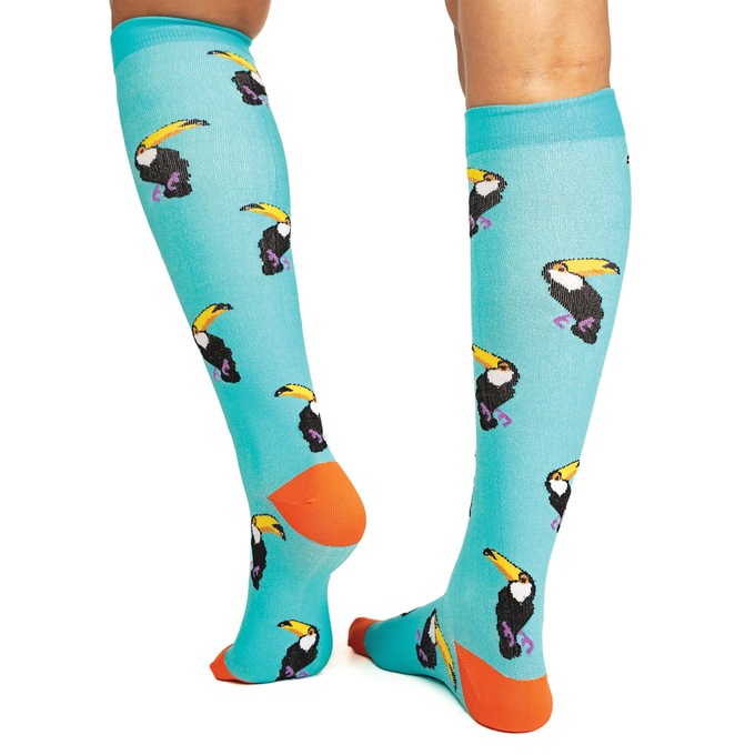 3-Pack Bright Compression Socks, , large