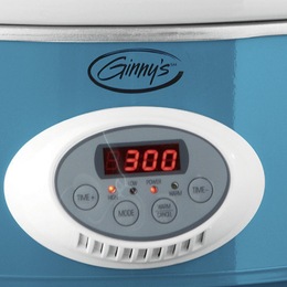 Ginny's Brand 6.5-Qt. Oval Digital Slow Cooker, , large