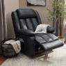 Swivel Rocking Recliner with Heat and Massage, , large