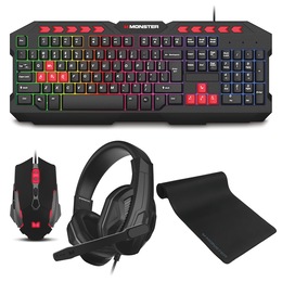 Monster Campaign 4-Piece Gaming Bundle, , large